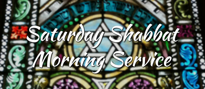 Banner Image for Saturday Shabbat Morning Service