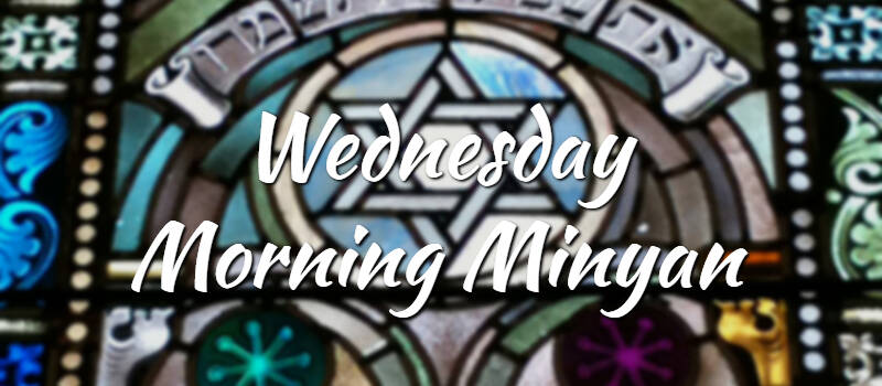 Banner Image for  Morning Minyan at BHA and on Zoom